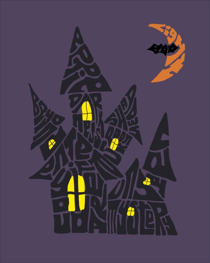 Haunted House Animated Card