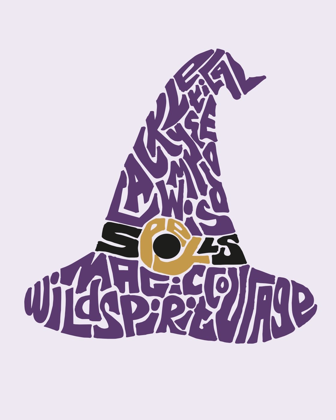 Witch’s Hat animated Halloween word art